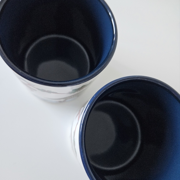 Vintage Christmas Mug Pair With Canadian Geese - Picture 2 of 3